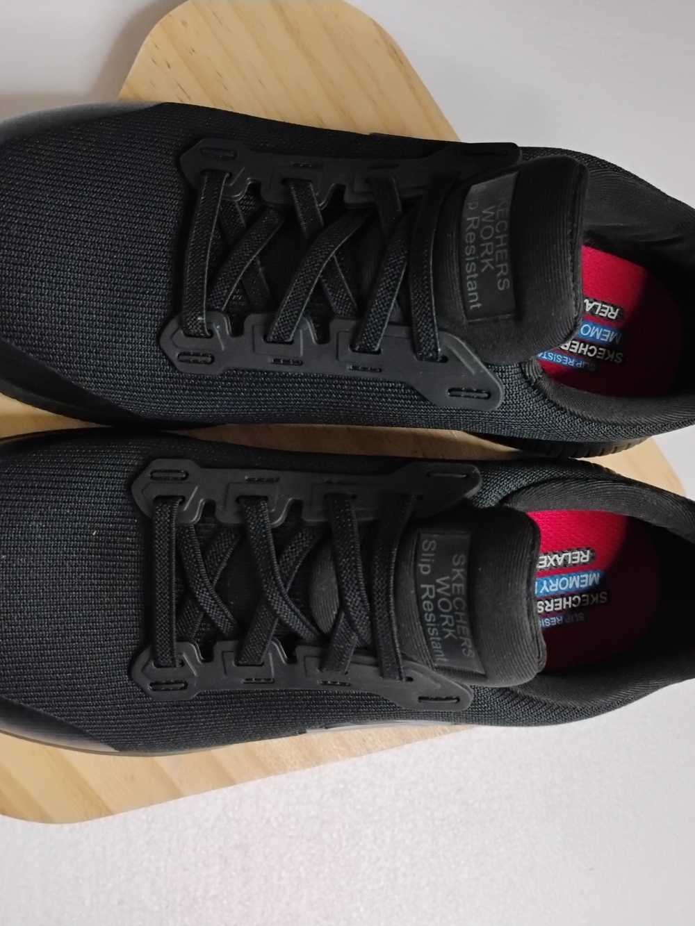 Skechers Work Black Slip-Resistant Men's Shoe